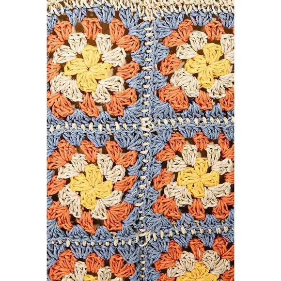 Fame Flower Braided Tote Bag - Picture 4 of 5